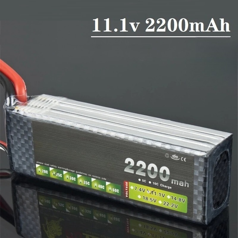 New 3S 30C 11.1V 2200mAh Li-po - Drone Battery 3S ulasan dan harga