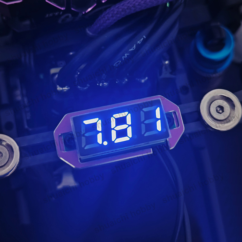 1PCS 2.5-40V RC Voltmeter Colo - Drone Battery Alarm ulasan dan harga