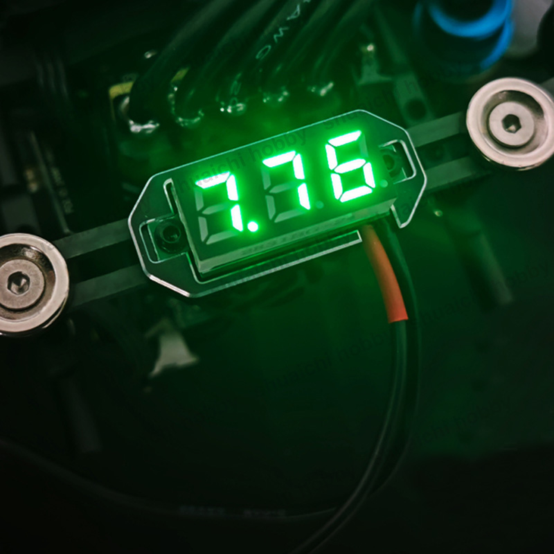 1PCS 2.5-40V RC Voltmeter Colo - Drone Battery Alarm ulasan dan harga