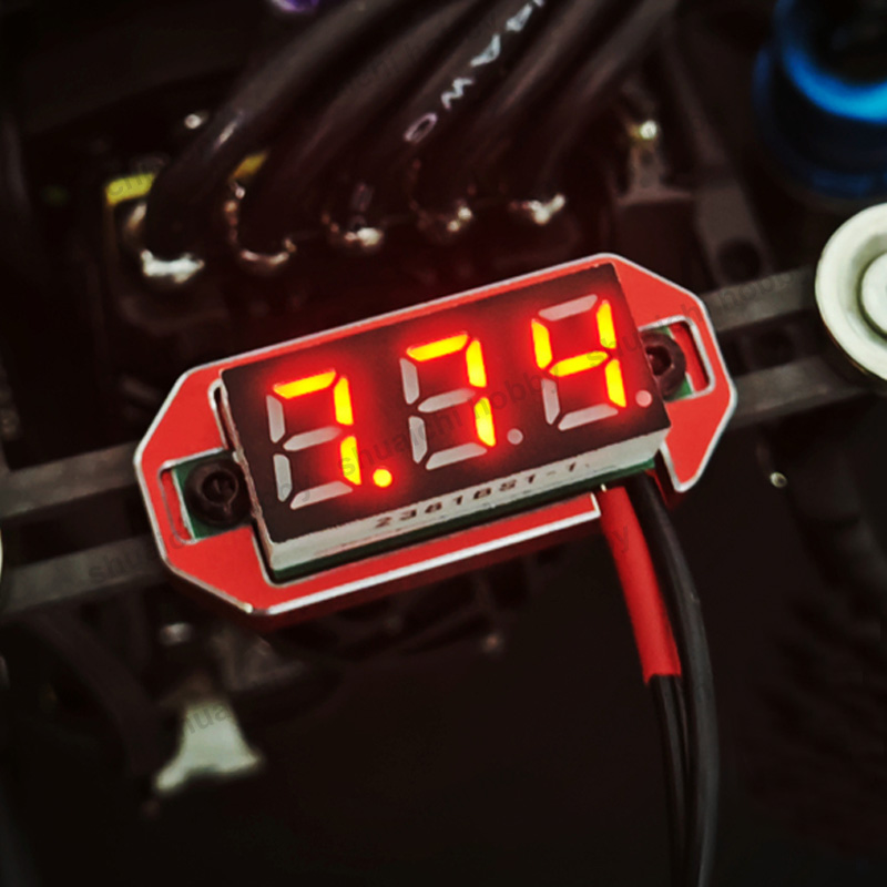 1PCS 2.5-40V RC Voltmeter Colo - Drone Battery Alarm ulasan dan harga