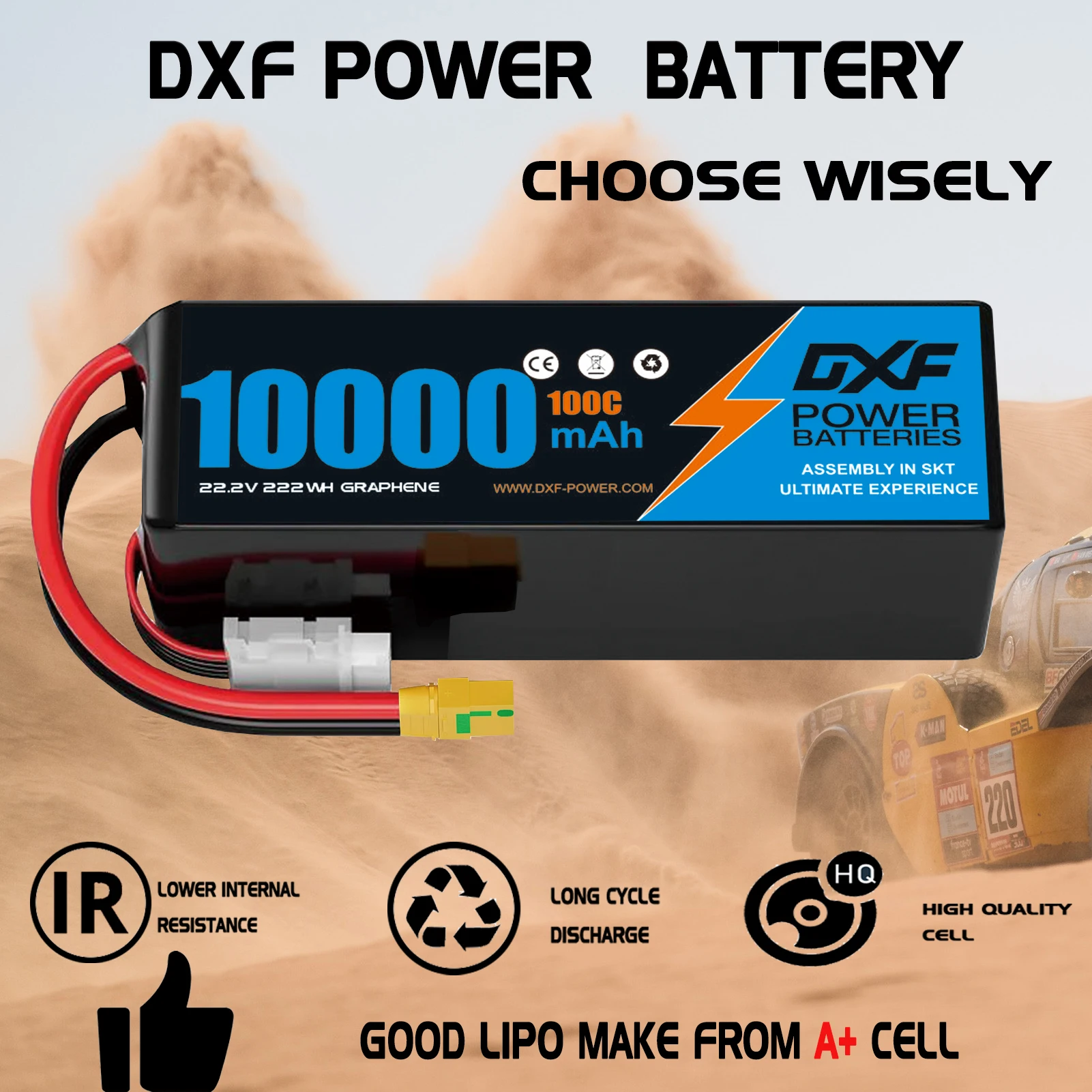 DXF 6S Lipo Battery 10000mAh 2 - Drone Battery 6S ulasan dan harga