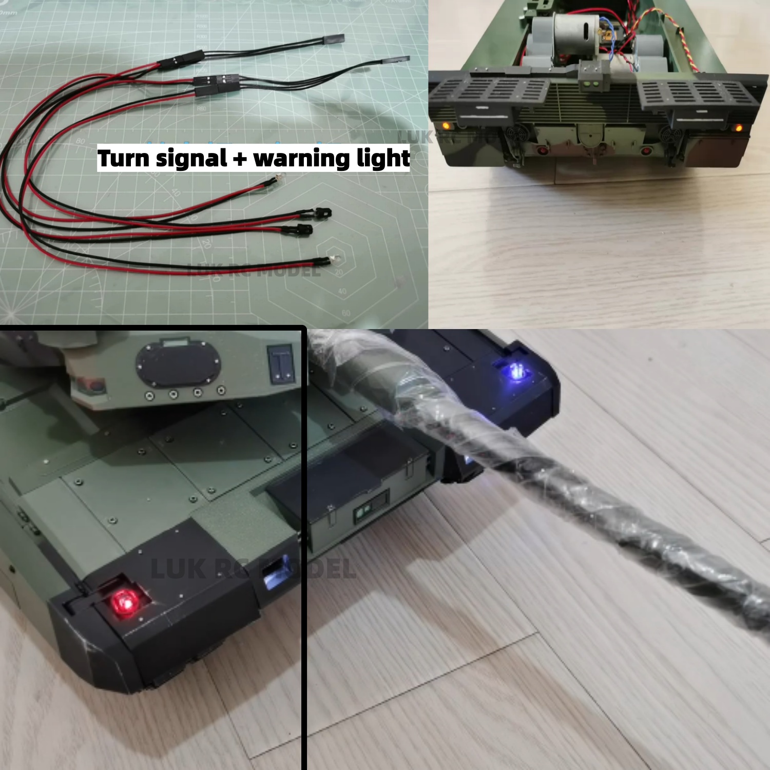 Upgraded Rear Lighting For HL  - Drone Battery Alarm ulasan dan harga