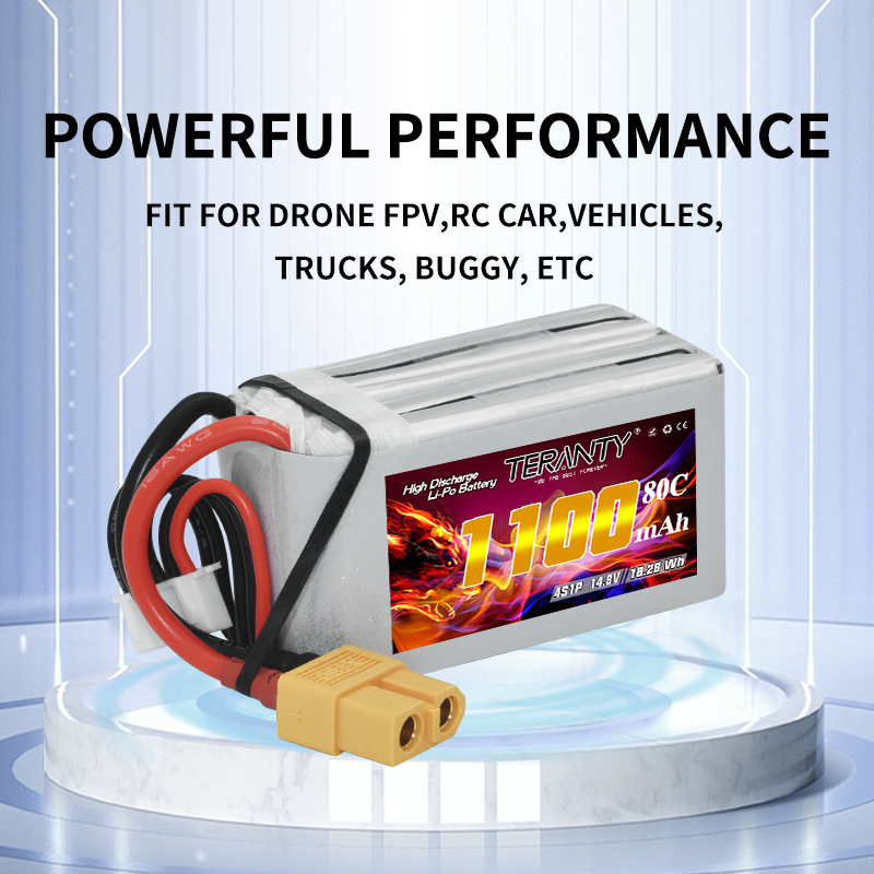 TERANTY 4S 1100mAh 80C/160C Li - Drone Battery 4S ulasan dan harga