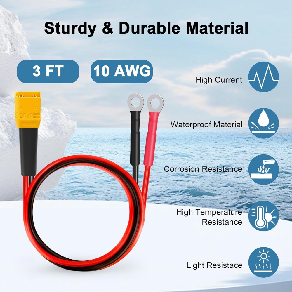 XT90 to O Ring Terminal Cable  - Drone Battery Connector ulasan dan harga