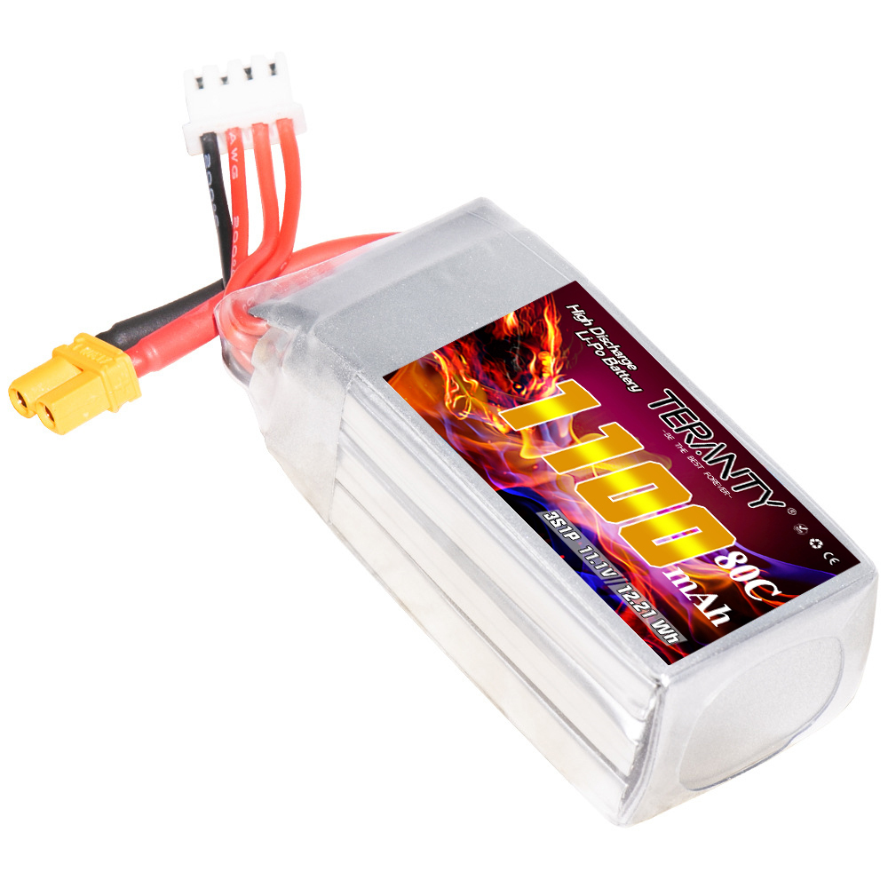 TERANTY 3S 11.1V 1100mAh 80C/1 - Drone Battery 3S ulasan dan harga