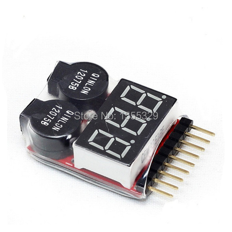 2Pcs 1S-8S LiPo Battery Voltag - Drone Battery Voltage Checker ulasan dan harga