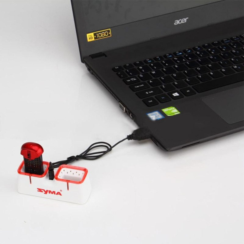 Dual USB Fast Charger for Syma - Drone Battery Case ulasan dan harga