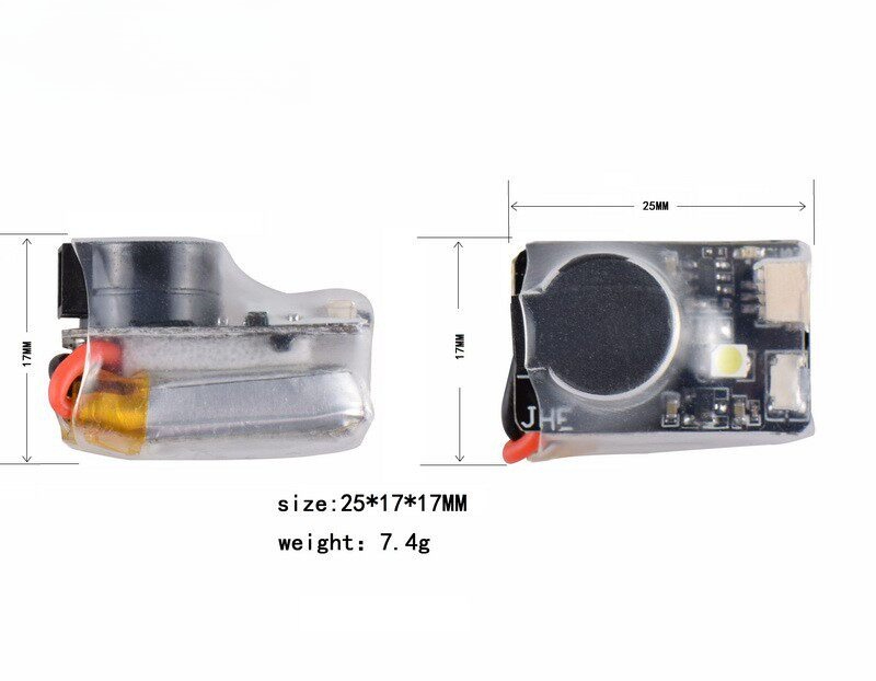 J110dB Loud FPV Buzzer Lost Mo - Drone Battery Alarm ulasan dan harga