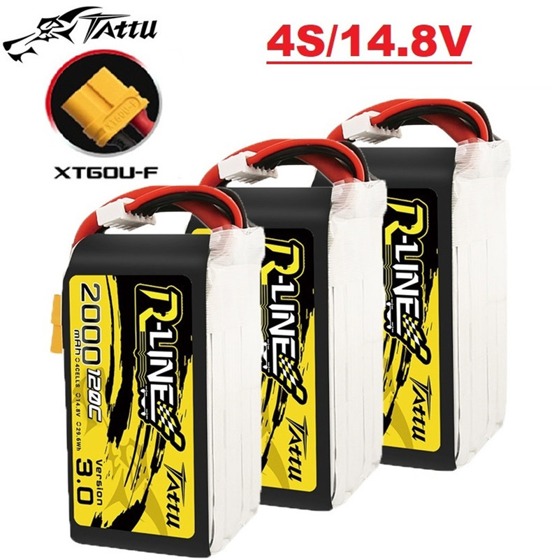 HOT TATTU R-LINE 3.0 120C 2000 - Drone Battery 4S ulasan dan harga